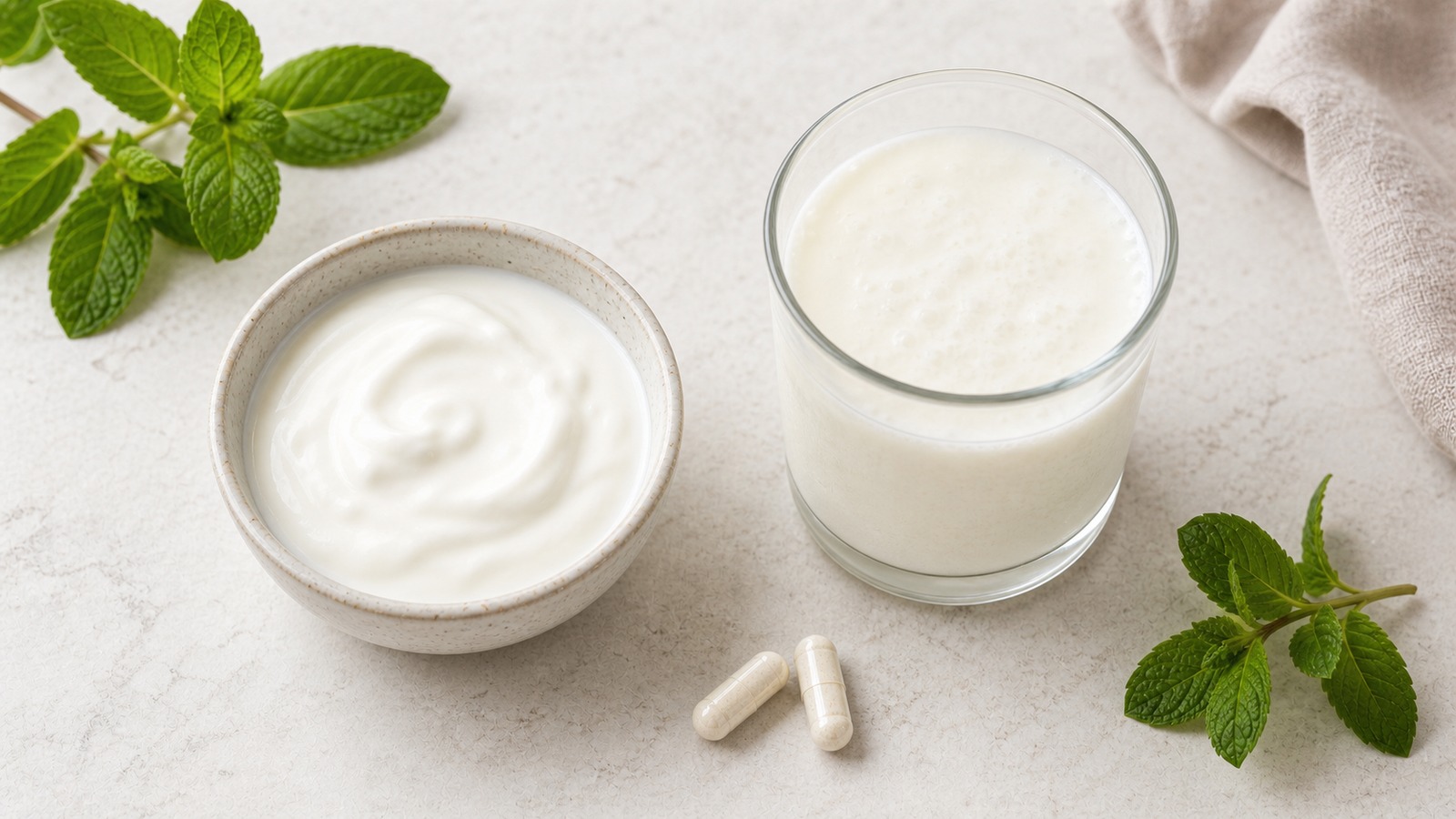 Yogurt, kefir and a couple of capsules — oral probiotics